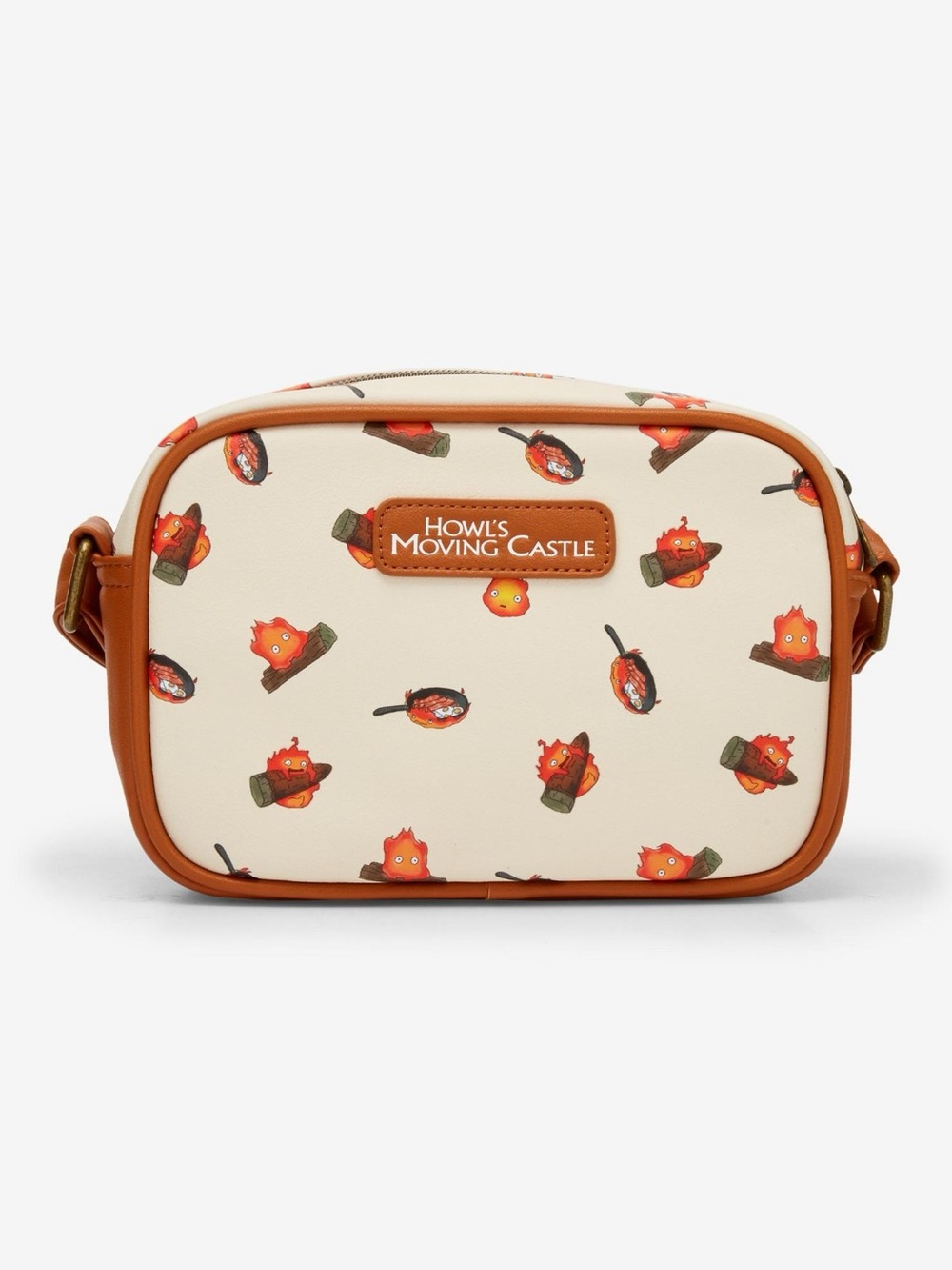Loungefly Studio Ghibli Howl's Moving Castle‎ Calcifer Crossbody Bag Hot Topic